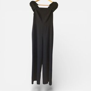 AIDAN Adrianna Papell Mattox Off the Shoulder Jumpsuit